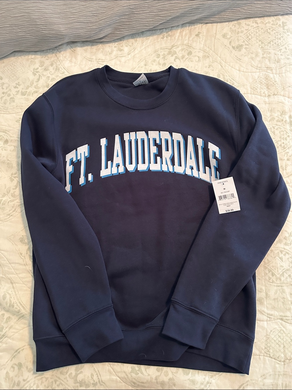 Ft. Lauderdale Navy Crewneck Sweater